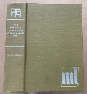 Vintage 1965 COMPLETE TALES and POEMS of EDGAR ALLAN POE Modern Library Book Foto 1 de 4
