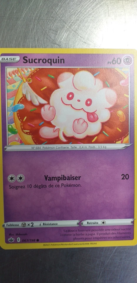 Pokémon Card Sucroquin 067/198 Ice Age, From Booster, French - Image 1 of 1