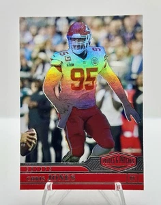 2023 Panini Plates & Patches CHRIS JONES Silver Holo Prizm #76 KC Chiefs SP - Picture 1 of 2