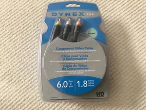 Dynex 6' Component RGB HDTV Video Cable DX-AV021 New - Picture 1 of 2