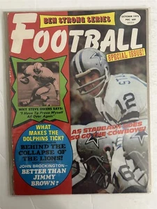 1972 Football DALLAS Cowboys ROGER STAUBACH Brockington Better Than JIM BROWN? - Picture 1 of 1