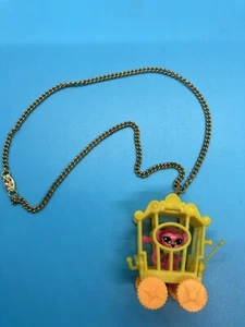 Rare Vintage Liddle Kiddles Zoolery Playful Panther Necklace Circus Wagon BowTie - Picture 1 of 13