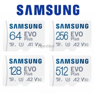 Micro SD Card SamSung Evo Plus 32GB 64GB 128GB 256GB Class 10 SDHC SDXC Memory - Picture 1 of 16