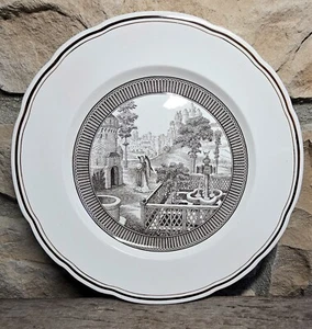 Early Italian Garden Club of America Through The Ages 1938 Wedgwood Plate VTG - Picture 1 of 4