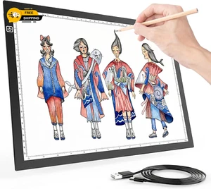 A4 Light Pad for Diamond Painting, Light Board, Tracing Light Box by Magnetic - Picture 1 of 9