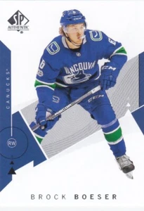 18/19 SP AUTHENTIC..BROCK BOESER..CARD # 3..CANUCKS..FREE COMBINED SHIP - Picture 1 of 1