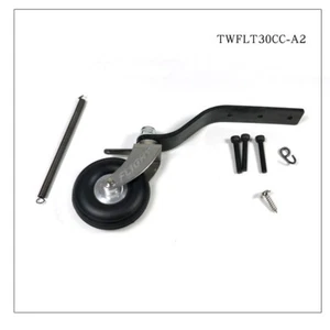 Juego de ruedas de cola de fibra de carbono con rueda/tornillo de PU de 1,5" para avión de gasolina de 30cc actualizado - Imagen 1 de 5