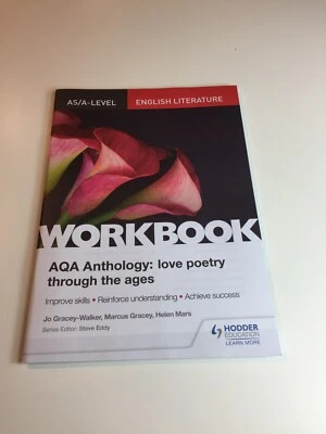 A level English Literature AQA Anthology Love Poetry Through the Ages Workbook - Image 1 of 4