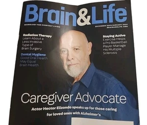 Brain & Life Mag.Oct/Nov23 Com. Richard Lewis & Dec 23/Jan24 Act.Hector Elizondo - Picture 1 of 10