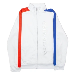 Chaqueta deportiva CONVERSE para niños blanca a rayas XL - Imagen 1 de 6