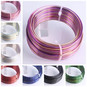 1 Roll 2mm 12Gauge 24meters Aluminum Soft Metal Crafts Beading Wire DIY Jewelry - Picture 1 of 12