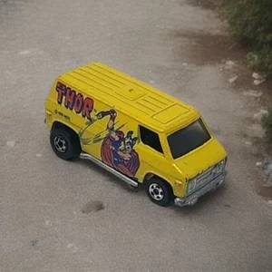 Vintage Hot Wheels Super Van Thor 1974 Yellow Blackwall Hong Kong Mattel - Picture 1 of 16