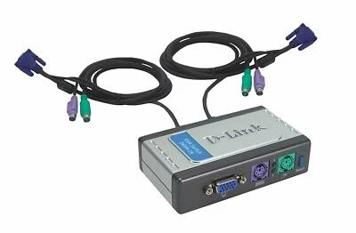 Brand New in Box D-Link DKVM-2K 2-PORT KVM SWITCH  - Image 1 of 2
