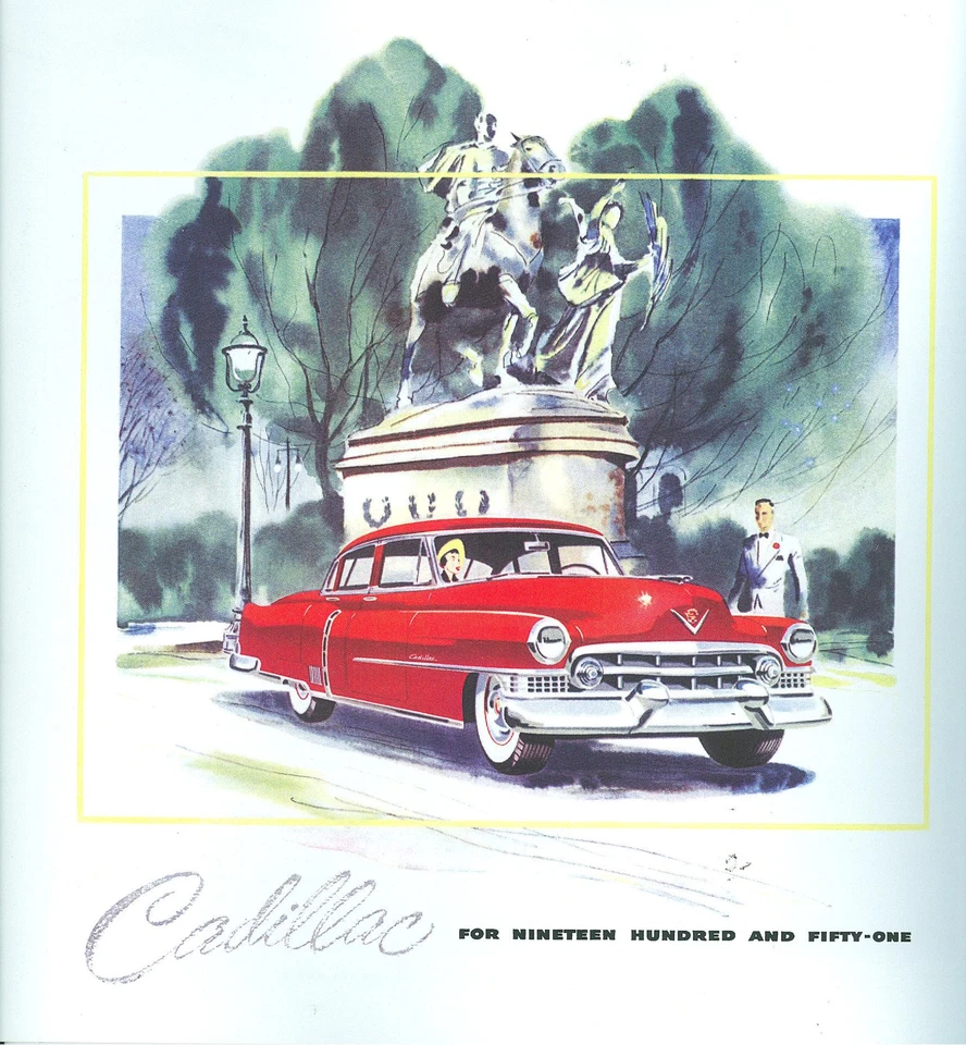 Folleto de ventas de Cadillac 1951 Foto 1 de 1