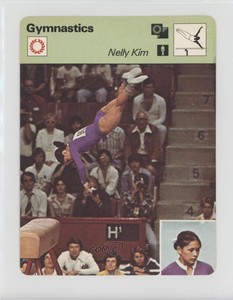 1977-79 Sportscasters Series 27 Gymnastics Lausanne Nellie Kim Nelly Kim #27-22