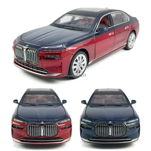 1:24 Scale BMW i7 G70 EV Model Car Diecast Toy Cars Boys Toys for Kids Gifts - Picture 1 of 26