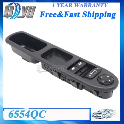 Driver Side Electric Master Power Window Control Switch For 2008-12 Peugeot 207 - image 1 of 4