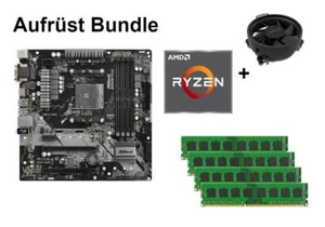Bundle ASRock B450M Pro4 + AMD Ryzen 3 / Ryzen 5 + 8GB - 32GB RAM - Bild 1 von 16