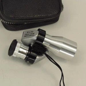 Tasco Monocular Fully Coated No. 516 8x20 Field View 288Ft/1000Yds Case - Picture 1 of 9