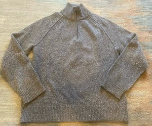 Vintage Banana Republic Sweater Mens Large Wool  cashmere Speckled - Picture 1 of 3