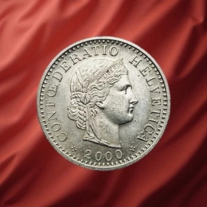 2000 B Switzerland 20 Rappen - Combined Ship - Picture 1 of 2