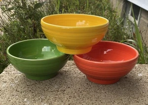 Set of Three 5.5" Dessert/Cereal Bowls - Fiesta - HLC USA - Picture 1 of 11