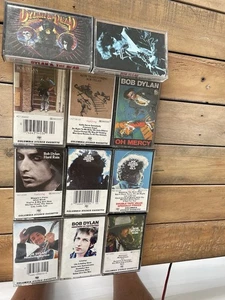Bob Dylan rare 12 Cassette Tape LOT Greatest Hits Highway 61 Hard Rain Desire - Picture 1 of 10