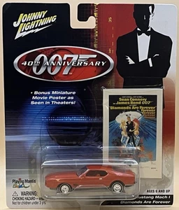 Johnny Lightning James Bond 1:64 Ford Mustang Mach 1 - Diamonds Are Forever - Picture 1 of 2