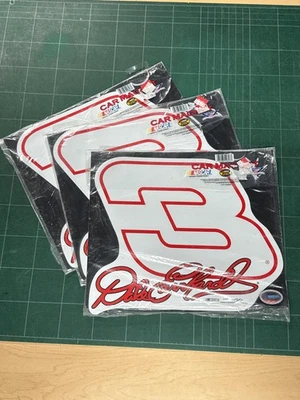 Vtg 2002 #3 Red On White Racing Car Magnet Large Dale Earnhardt ~ 12" x 10" - Image 1 of 4
