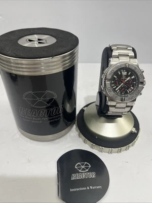 Reactor Critical Mass Chronograph Men Watch 75601 Diver 200M W/ Box, New Battery - Image 1 of 4