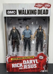 McFarlane The Walking Dead Limited Edition Allies 3 Pack Rick Daryl And Jesus - Picture 1 of 6