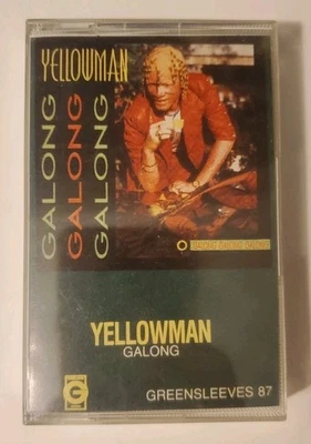 Galong Galong Galong by Yellowman Cassette 1986 Reggae Vintage Clear Foto 1 de 4
