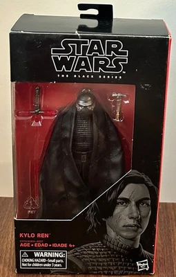 Boneco de ação colecionável Star Wars The Black Series Supreme Leader Kylo Ren brinquedo - Imagem 1 de 3