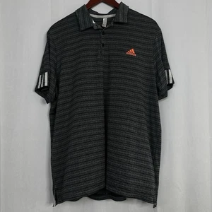 Adidas Striped Polo Herren Kurzarm Sport Stretch XL Tennis Golf Recycelt - Bild 1 von 8