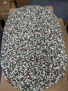 Longaberger braided Holly Oval Rug - Picture 1 of 4