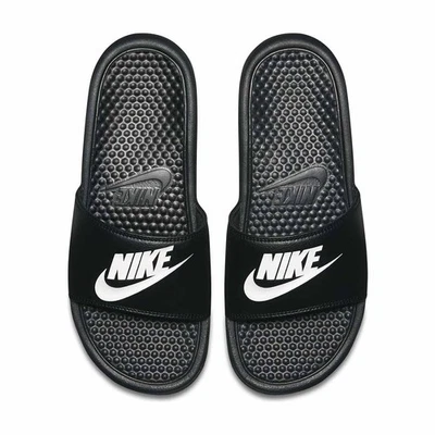 MASCULINO NIKE BENASSI JUST DO IT SLIDES_PRETO/BRANCO 343880-090-TAMANHO 13 - Imagem 1 de 2
