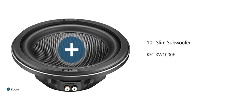 Kenwood KFC-XW1000F 10" Single 4 ohm 1000 W SUBWOOFER - Image 1 of 1