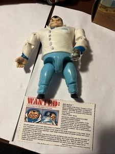 Vintage 1988 Hasbro COPS 'N CROOKS Big Boss Figur & Karteikarte - Bild 1 von 3