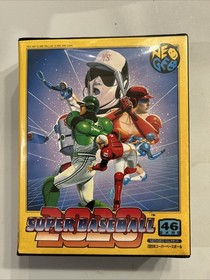 Super Baseball 2020 - Neo Geo AES - JP - Authentic - Tested/Working