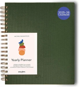Anecdote 2026 Planner (8.5" X 10") Daily Planner Weekly Monthly Planner - 52 Wee - Picture 1 of 20