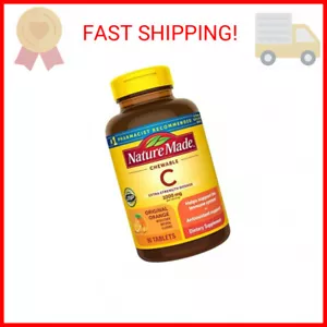 Nature Made Extra Strength Dosage Chewable Vitamin C 1000 mg per serving, Dietar - Picture 1 of 2