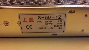 Mini alimentation stabilisée découpage 12Vdc 4,2A neuve 50w - Imagen 1 de 4