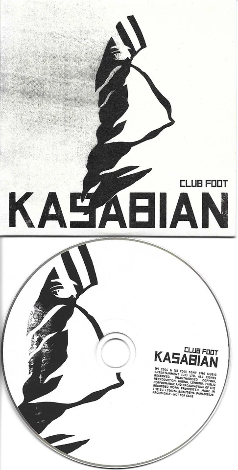 KASABIAN Club Foot CARDED SLEEVE Europe PROMO DJ CD single USA Seller 2005 - Image 1 of 1