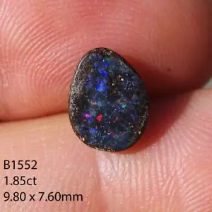 Felsbrocken massiver Opal 1,85 Karat 100 % natürlich massiv bereit zum Set in Schmuck B1552 - Bild 1 von 3