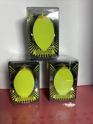 3/Pack L'Oréal Paris Infallible Blend Artist Contour Blender Sponge Makeup apply - Image 1 of 3
