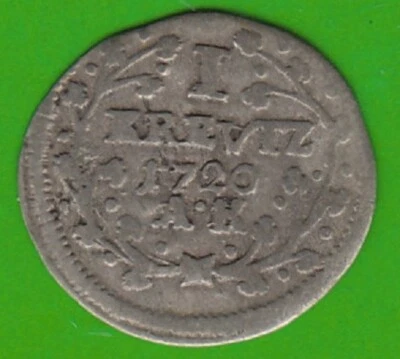 Coin Silver Mainz 1 Kreuzer 1720 Very Nice nswleipzig - Image 1 of 3