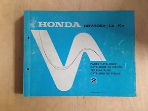 Honda CB 750Kz , Lz , Ka Catálogo de Repuestos / Regiones List - Imagen 1 de 1