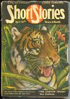 Short Stories 4/10/1946-A.R. Tiburne tiger cover-Cushman-Bedford-Jones-VG
