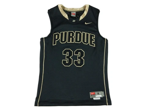 Nike Team Purdue Boilermakers #33 Etwaun Moore Basketball Jersey Mens S Black Cover