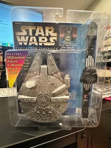 Star Wars Collector Timepiece Darth Vader Uhr Millenium Falcon Uhrengehäuse Neu in OVP  - Bild 1 von 2